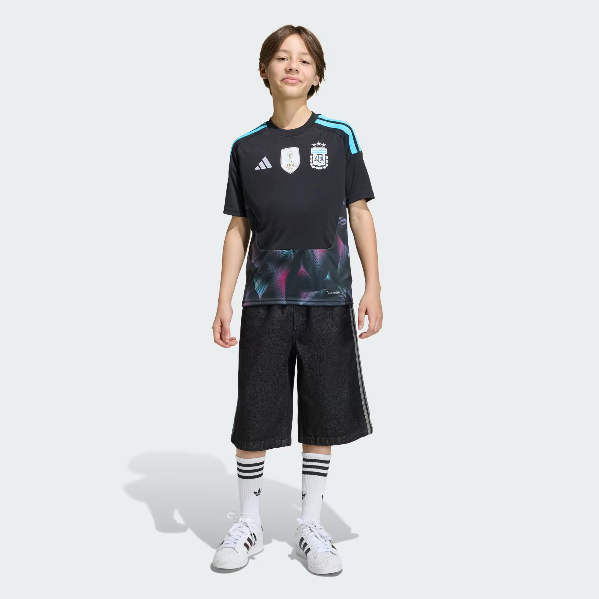 Kids 2026 Argentina Home Goalkeeper Jersey