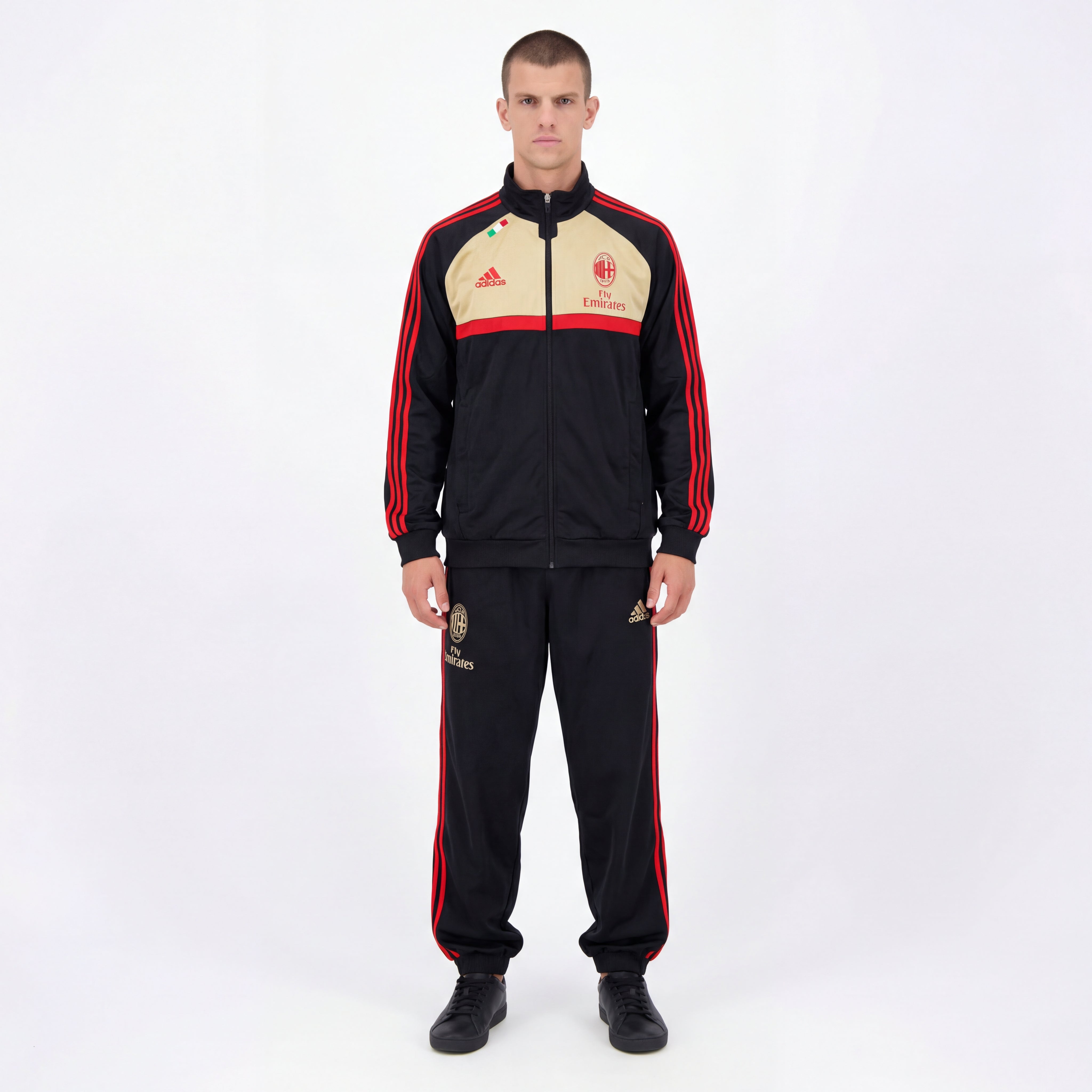 Adidas x AC Mailand Vintage-Jacke 2008/09