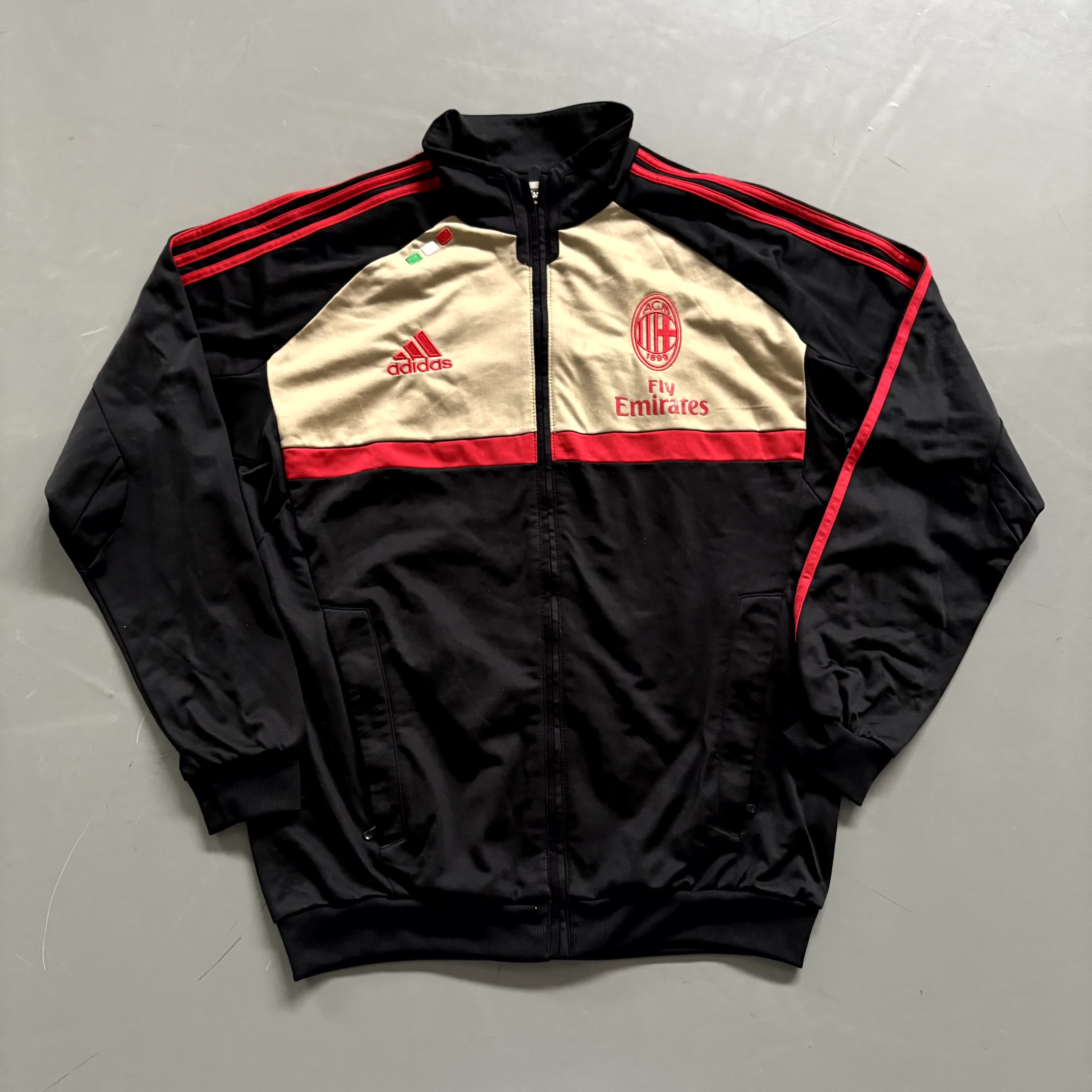 Adidas x AC Mailand Vintage-Jacke 2008/09
