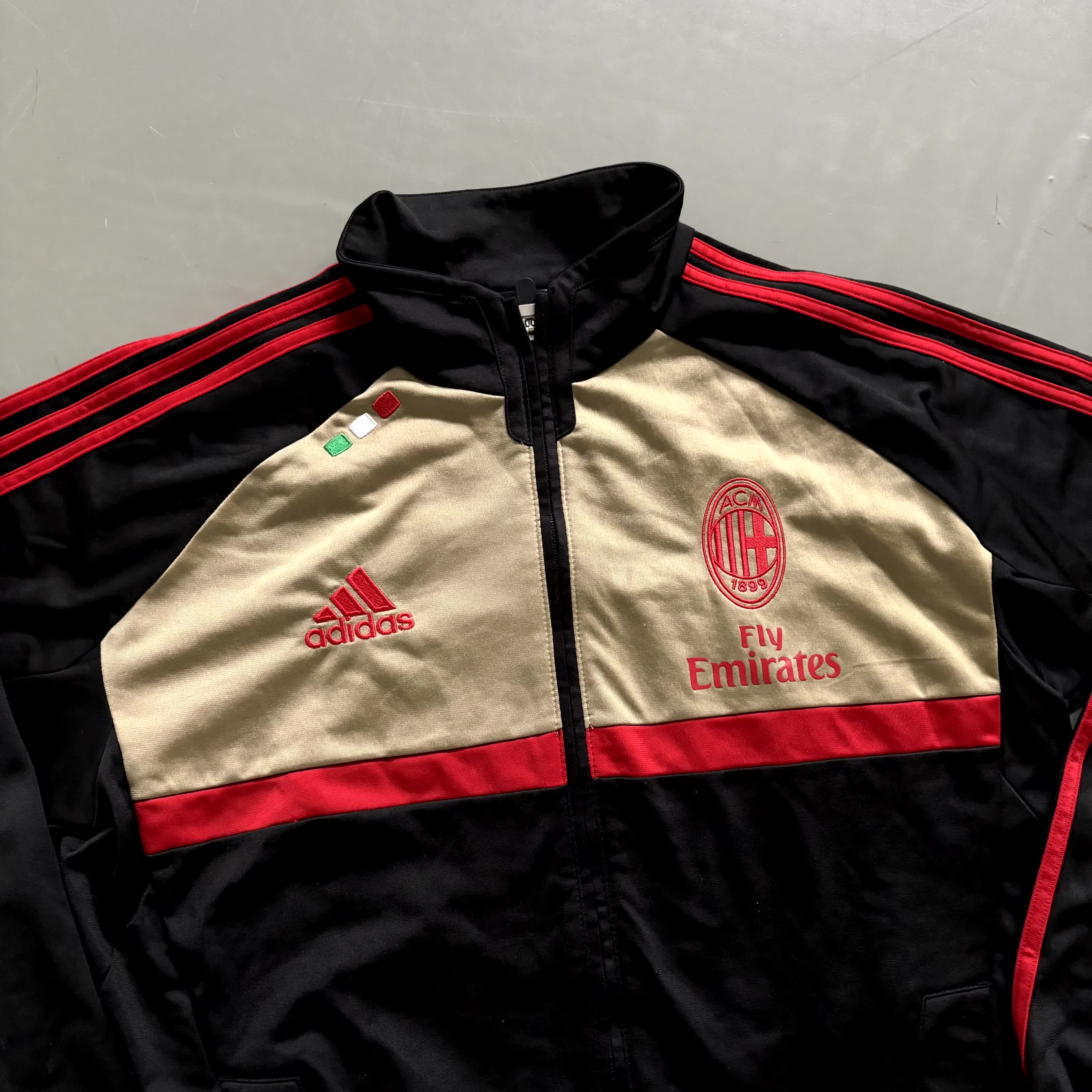 Adidas x AC Mailand Vintage-Jacke 2008/09