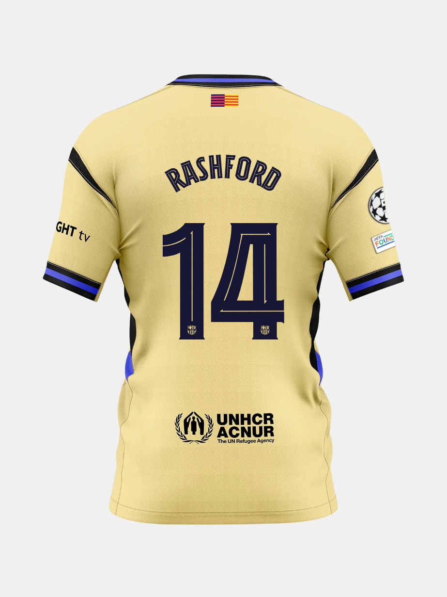 Jersey Away FC Barcelona 25/26 #14 RASHFORD