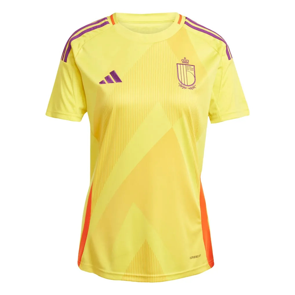Jersey Bélgica Feminino 2025 Away WorldCup