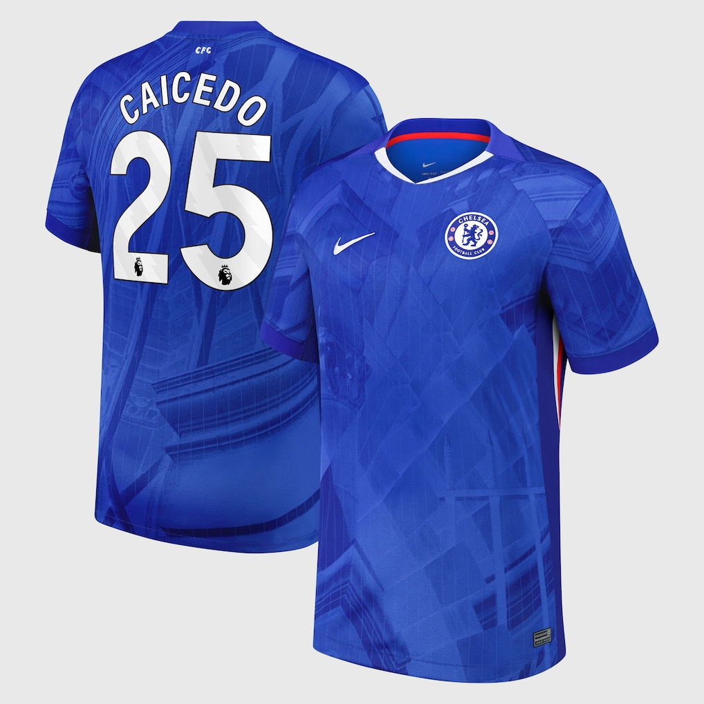 Jersey Chelsea 25/26 Home #25 Caicedo