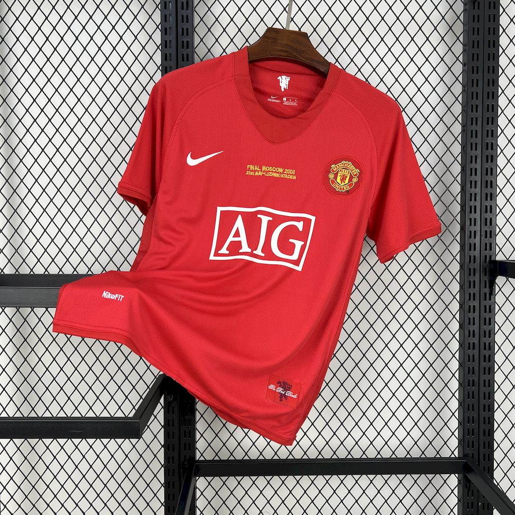 Trikot von Manchester United Retro 2007/08 Home UCL