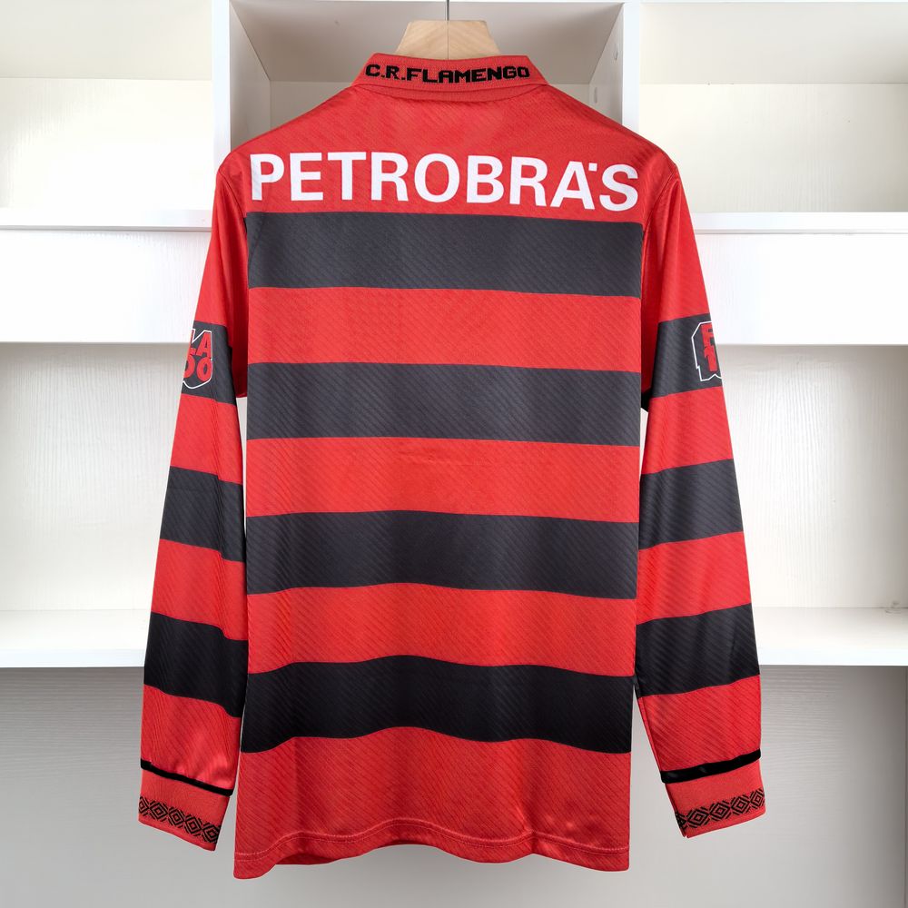 Trikot Flamengo Retro 1994 Manga Longa