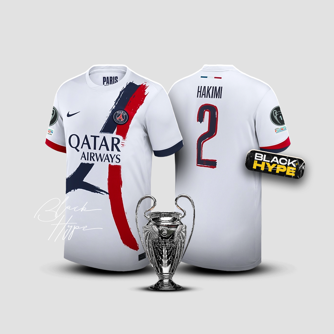 Jersey Hakimi PSG 24/25 Away - Champions League