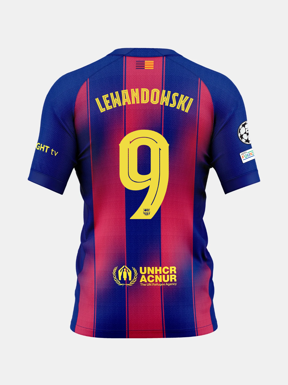 Jersey Home FC Barcelona 25/26 #9 LEWANDOWSKI