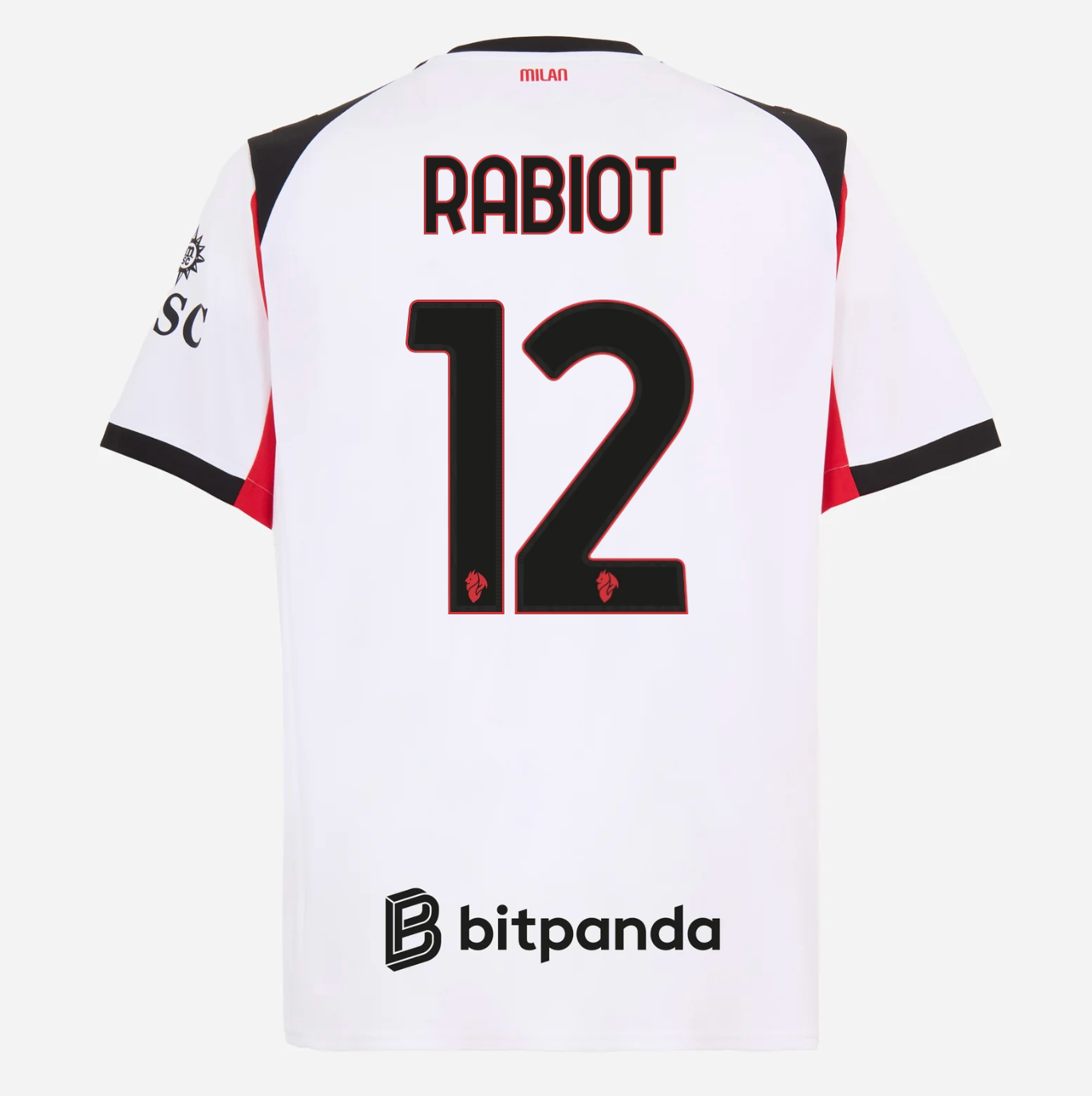 Jersey Milan 25/26 Away #12 Rabiot