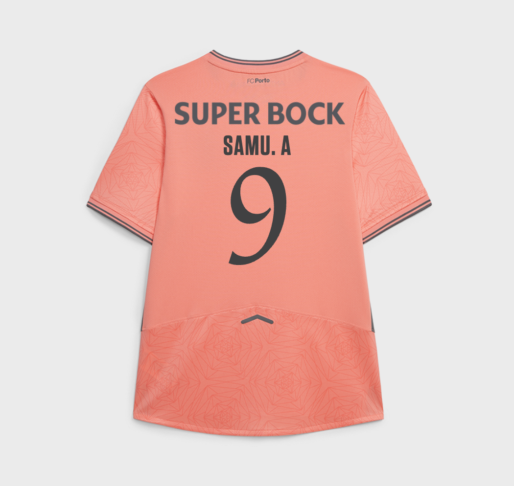 Jersey Porto 25/26 Away #9 Samu. A