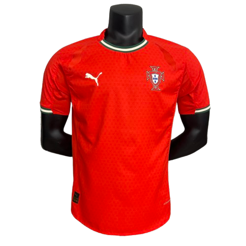 Red Puma Portugal 25/26 home player jersey front with crest