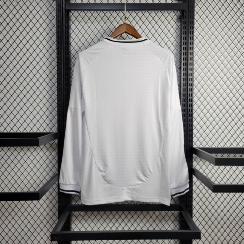 Real Madrid Trikot 24/25 Langarm Weiß