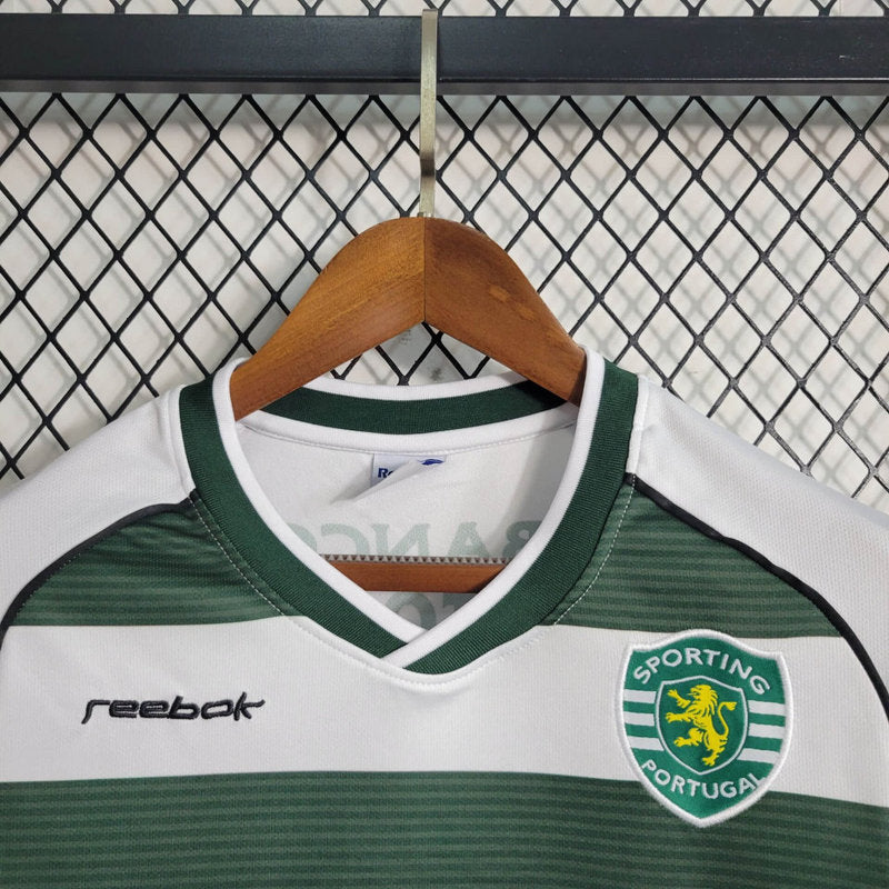 Jersey Sporting Retrô 2001/03 Manga Longa Verde