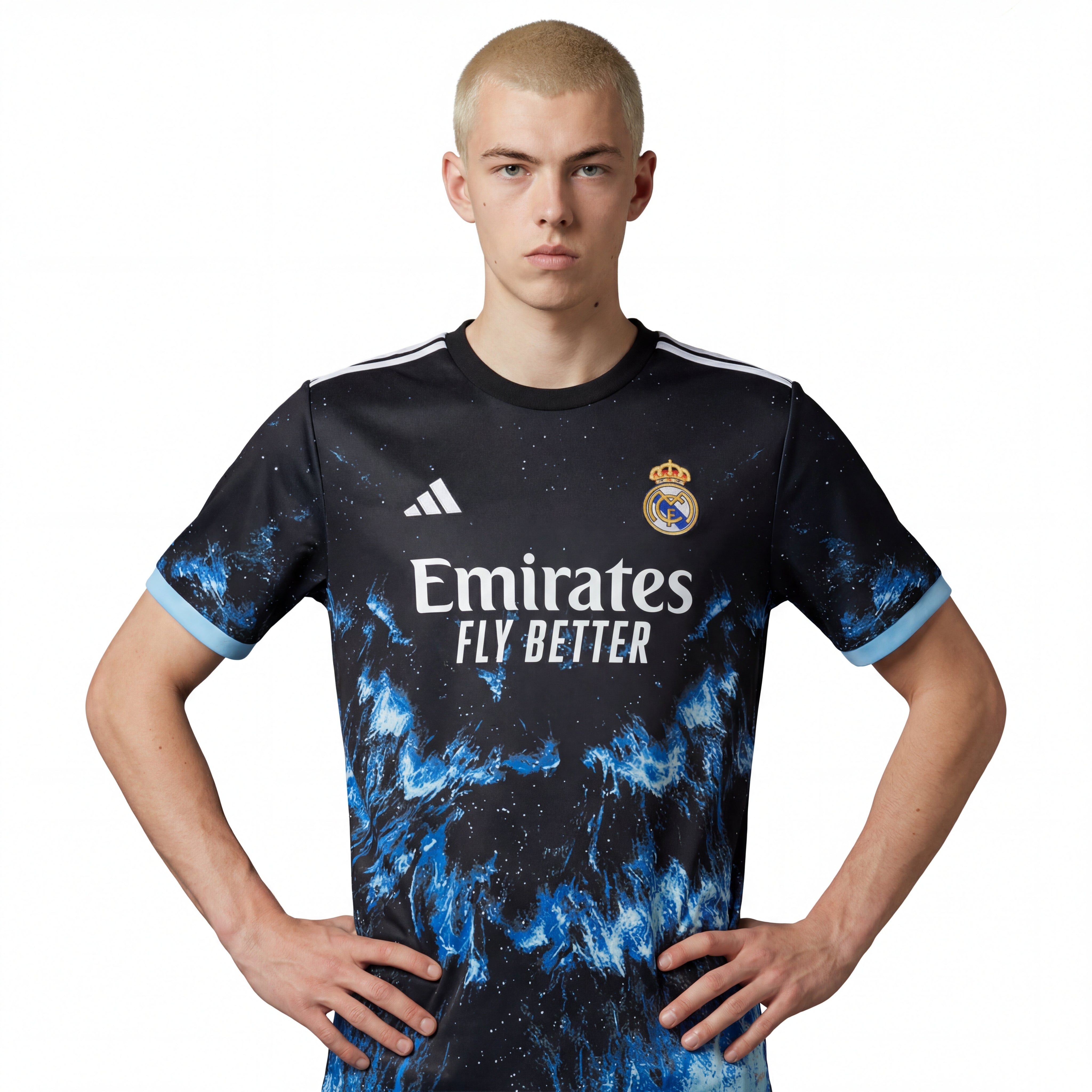 Real Madrid 24/25 Ozeanblau
