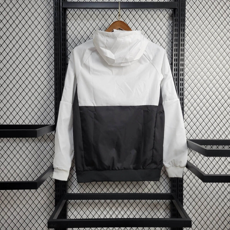 Windbreaker Bélgica 24/25 - Branco e Preto