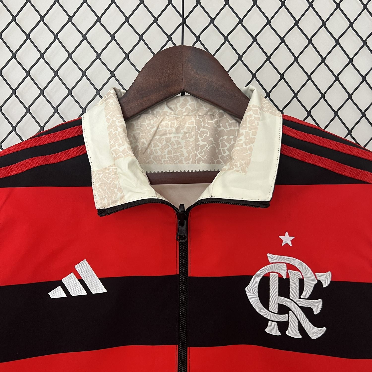 Windjacke Flamengo - Preto e Vermelho