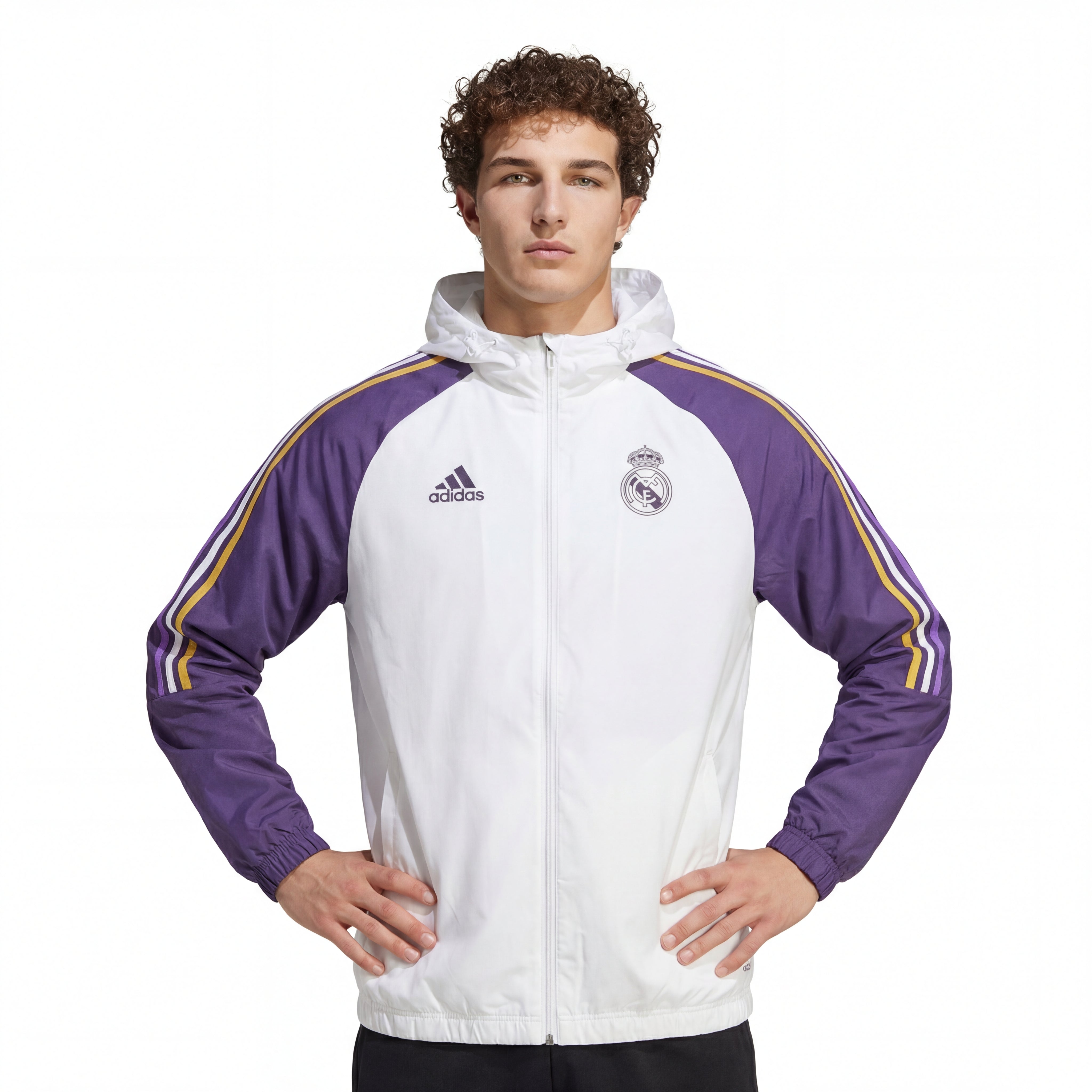 Windbreaker Real Madrid 24/25 - Weiß