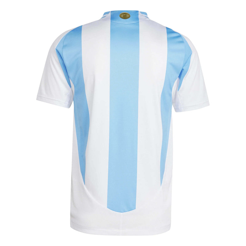 Jersey Seleção Argentina Home 2024/25 + Patch Campeão - Branca e Azul