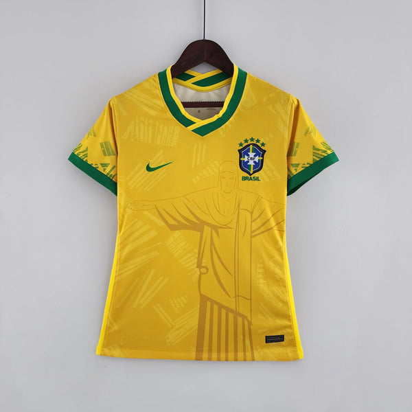 Jersey Feminina Seleção Brasil Nike - Amarela - Conceito Amarela Rio