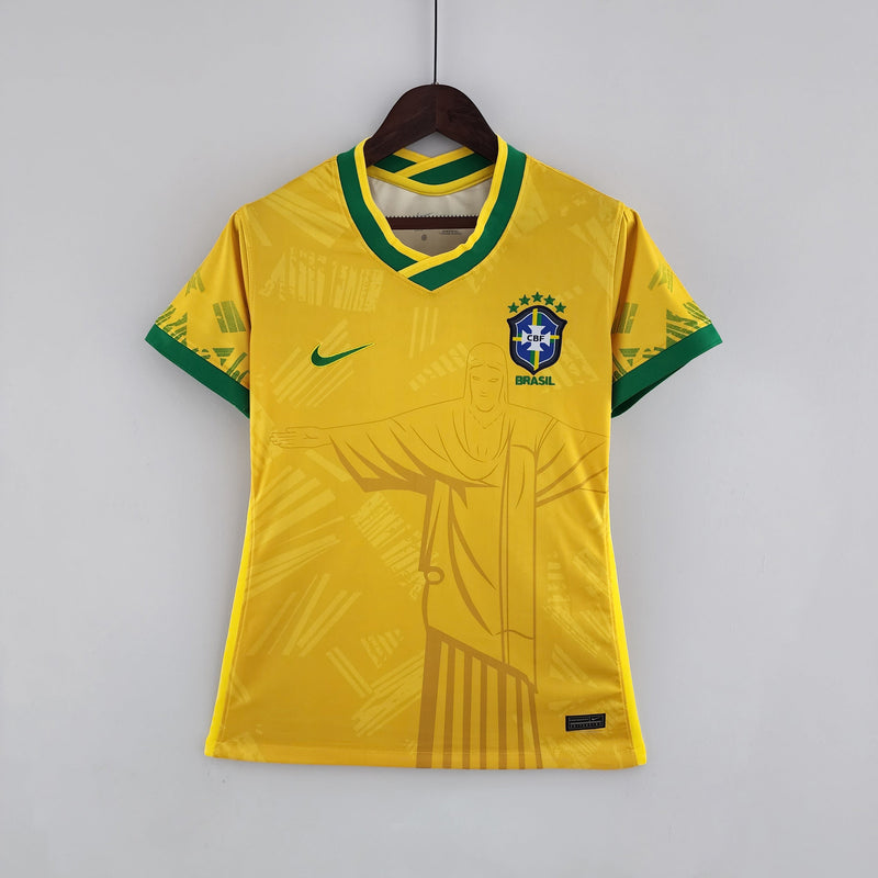 Jersey Feminina Seleção Brasil Nike - Amarela - Conceito Amarela Rio