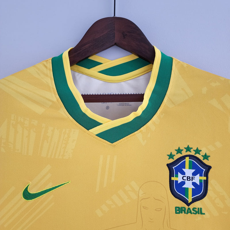 Jersey Feminina Seleção Brasil Nike - Amarela - Conceito Amarela Rio