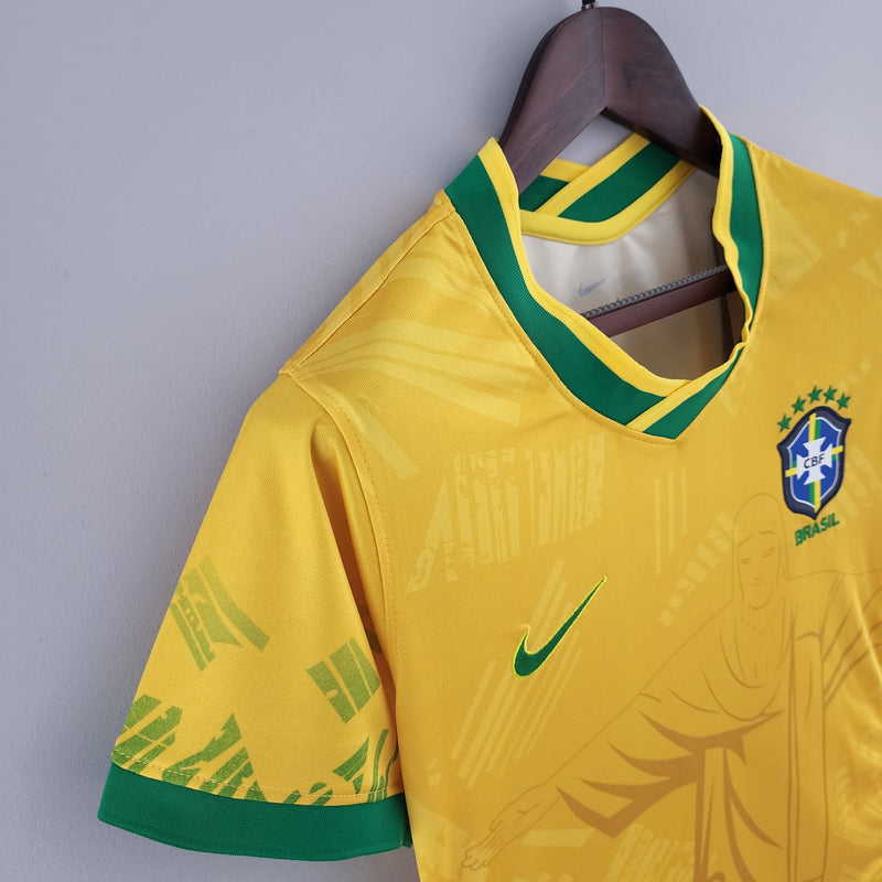 Jersey Feminina Seleção Brasil Nike - Amarela - Conceito Amarela Rio