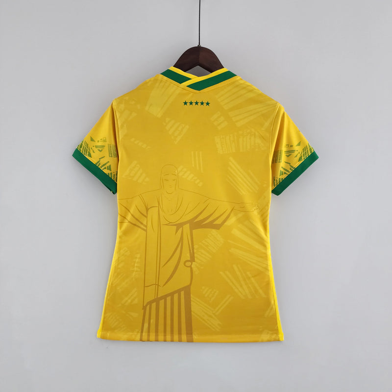 Jersey Feminina Seleção Brasil Nike - Amarela - Conceito Amarela Rio