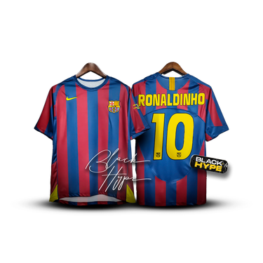 Jersey Ronaldinho Gaúcho Barcelona 2005 Legend