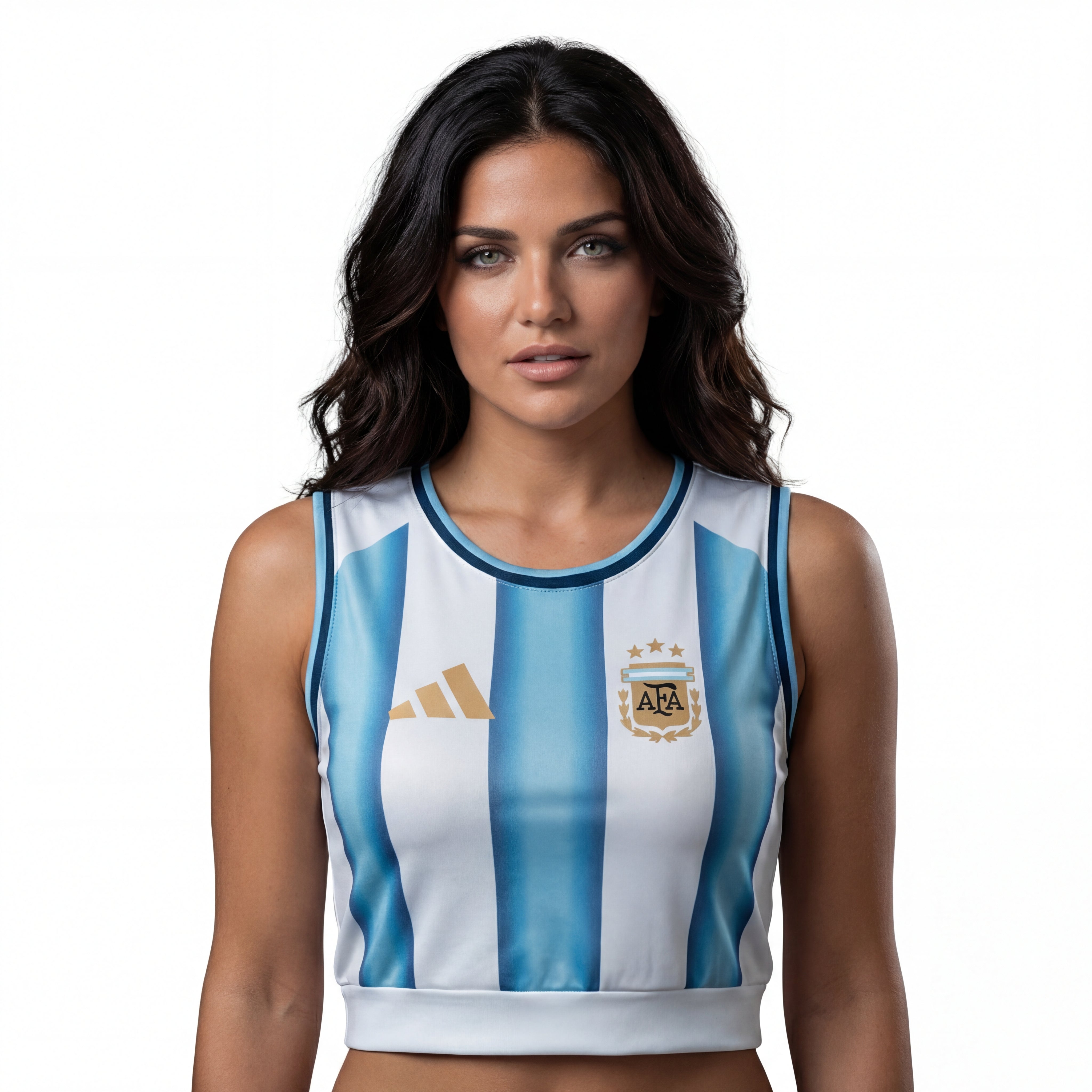 Argentina Cropped Woman World Cup 2026