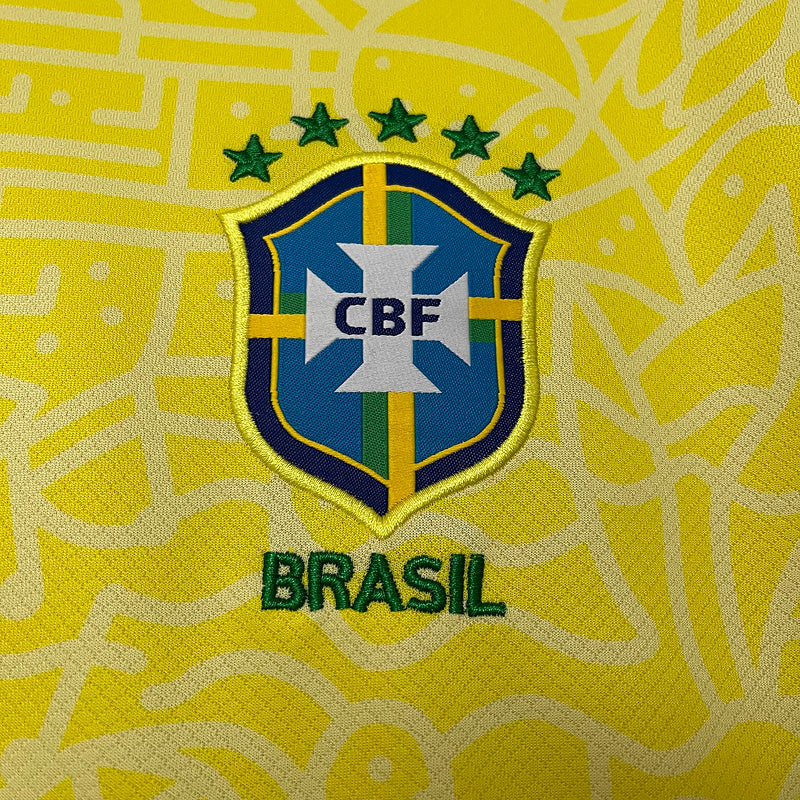 Jersey Feminina Seleção Brasil l 24/25 Nike - Amarelo