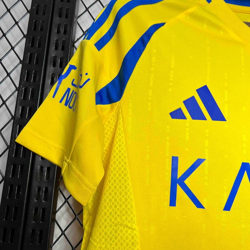 Jersey Al Nassr Home 24/25 s/n Torcedor Masculino - Amarelo