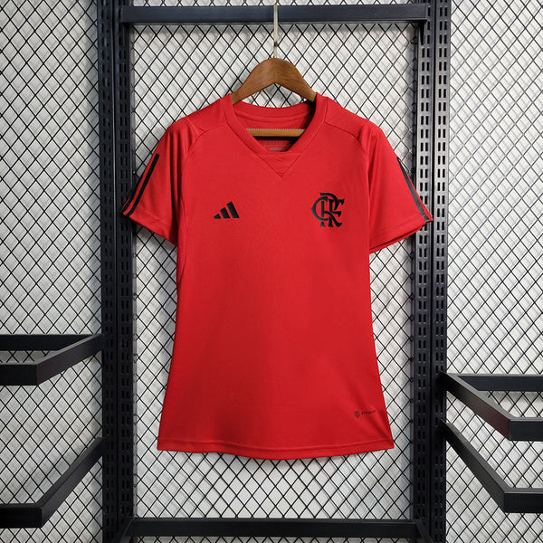 Jersey 23∕24 Flamengo Treino - Feminino - Vermelho