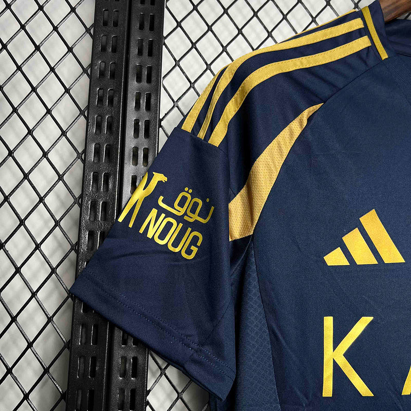 Jersey Al Nassr Away 24/25 s/n Torcedor Masculino - Azul