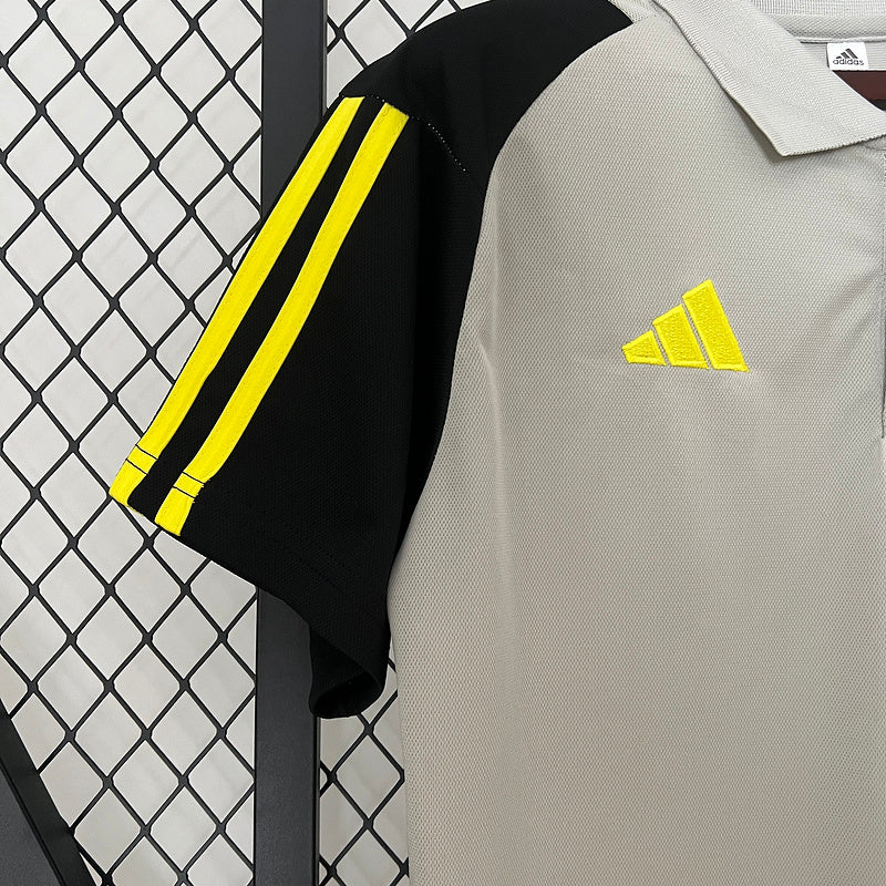 Jersey Flamengo Treino 24/25 Cinza Polo