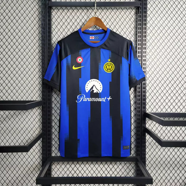 Jersey Inter de Milão Home 24/25 s/n° Torcedor Masculina - Azul e Preto