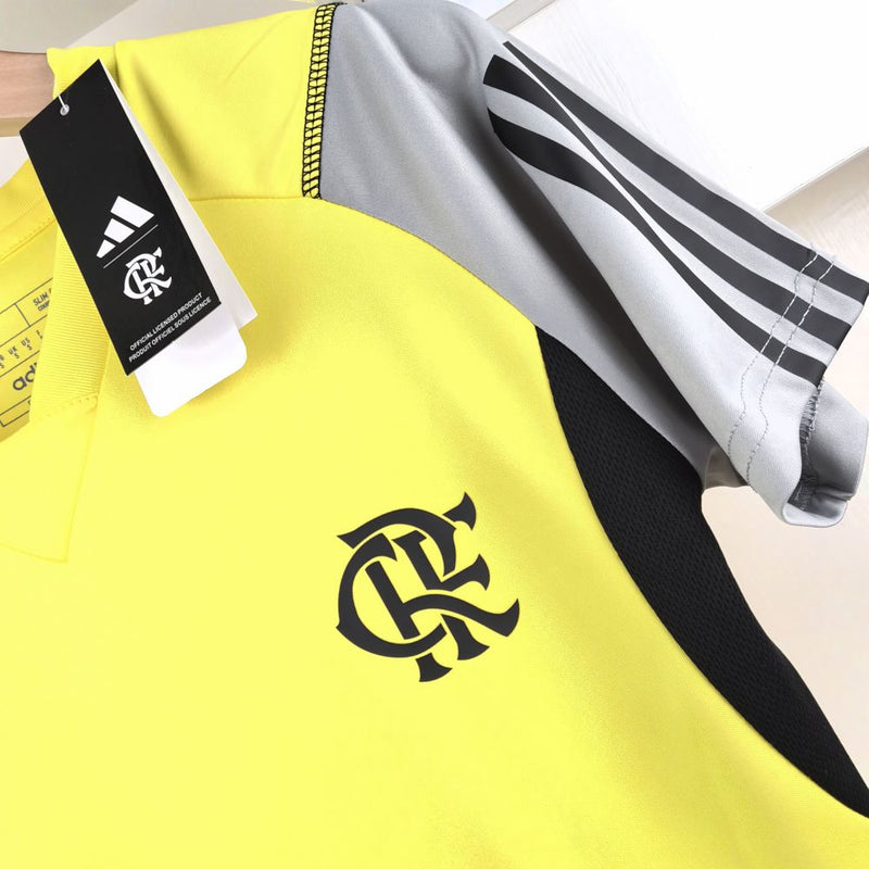 Jersey 24∕25 Flamengo Treino Feminino - Amarelo