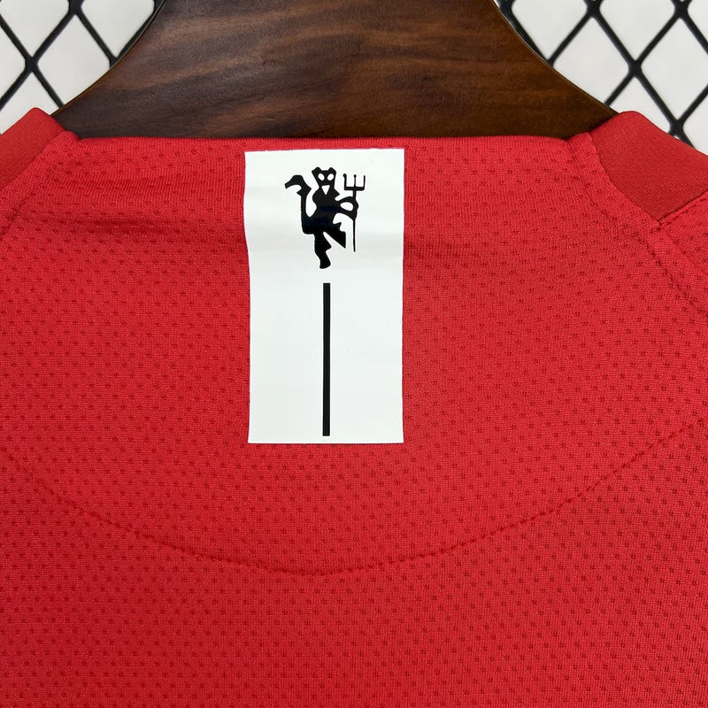Jersey do Manchester United Manga Longa Retrô 2007/08 Home UCL