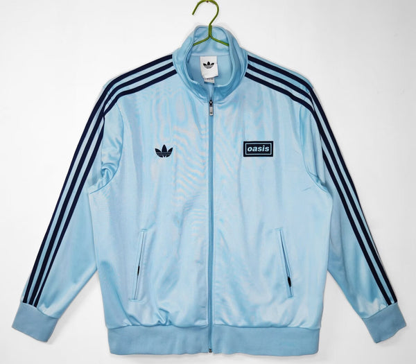 Jacke Adidas x Oasis Himmelblau 