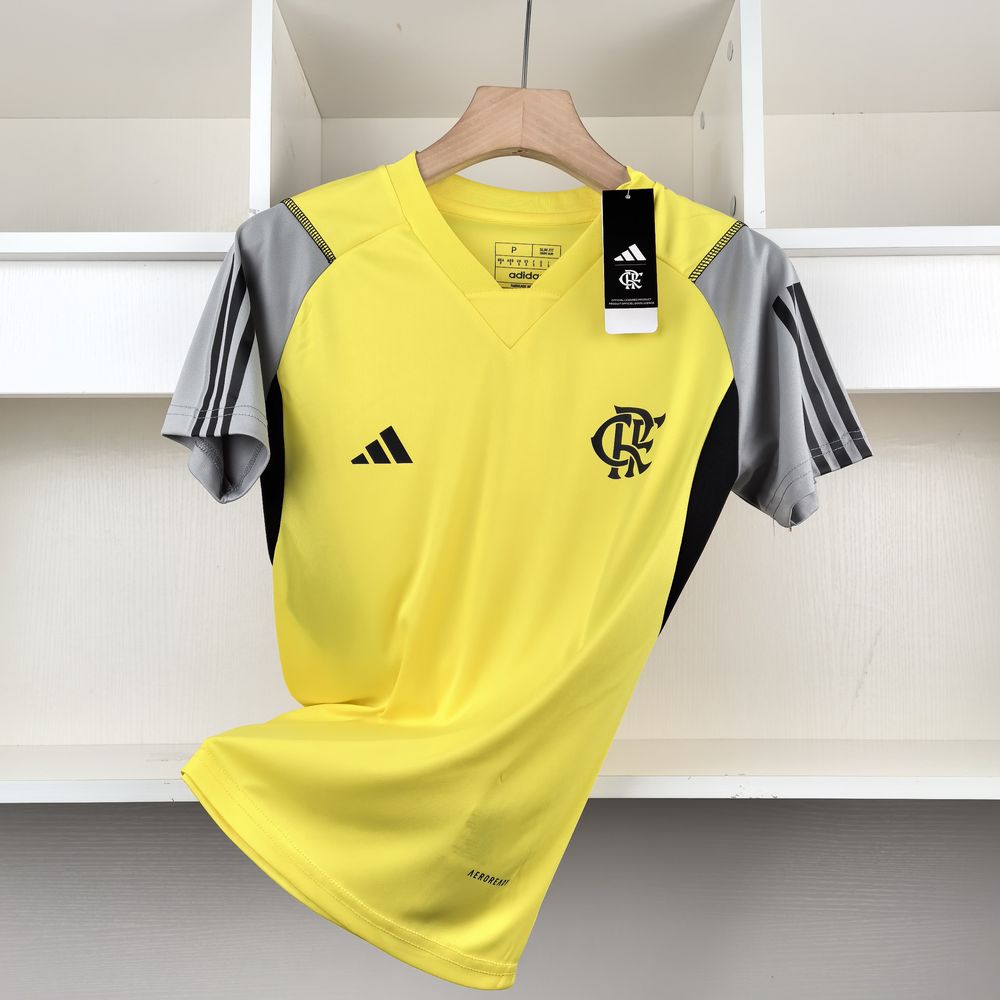 Jersey 24∕25 Flamengo Treino Feminino - Amarelo