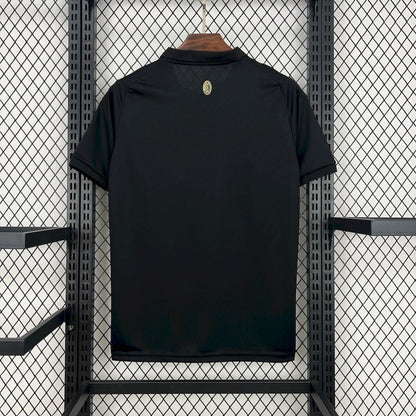 AC Mailand Trikot 24/25 125. Jubiläumsausgabe, Schwarz, Torwart-Retro 