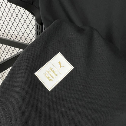 AC Mailand Trikot 24/25 125. Jubiläumsausgabe, Schwarz, Torwart-Retro 