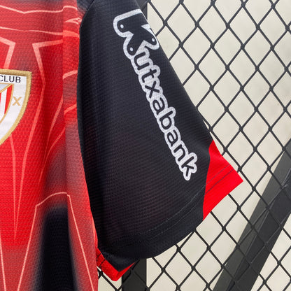 Jersey Athletic Bilbao 24/25 - Preto e Vermelho