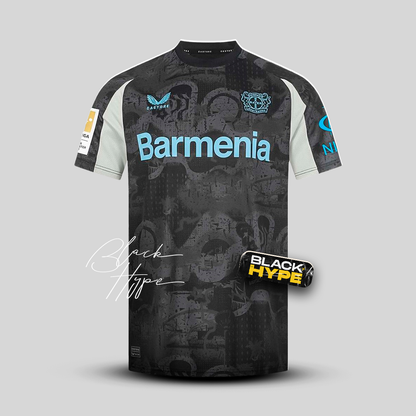 Jersey Bayer Leverkusen II 24/25 - Cinza e preto