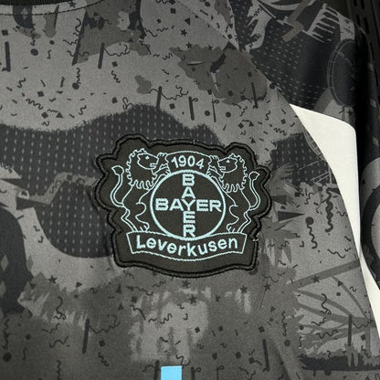 Jersey Bayer Leverkusen II 24/25 - Cinza e preto