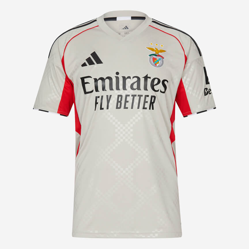 Jersey Benfica 25/26 Away Bege #8 Aursnes