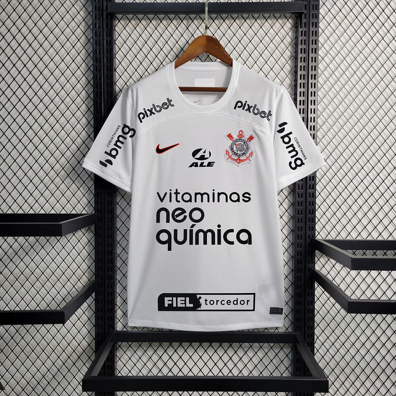 Jersey Corinthians All Sponsors Branco