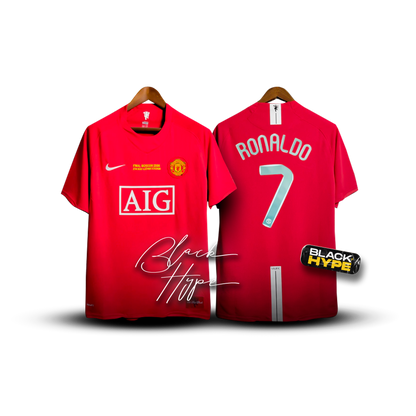 Cristiano Ronaldo Manchester United Legenden-Trikot 07-08 - Rot 