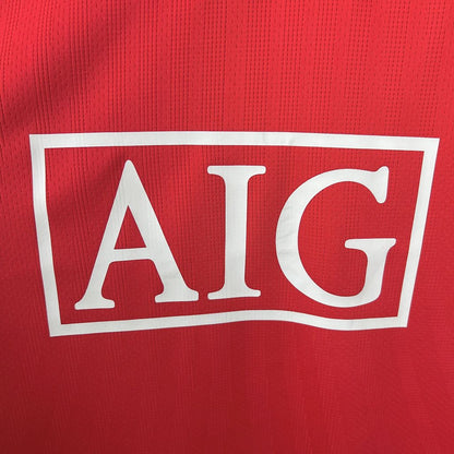 Jersey do Manchester United Retrô 2007/08 Home UCL