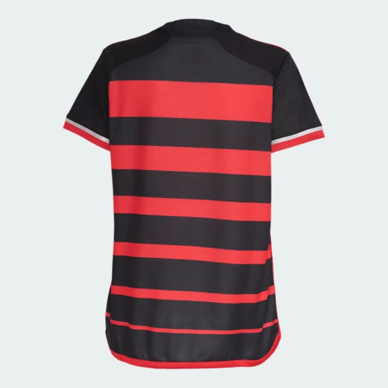 Jersey Feminina Flamengo I 24/25 Adidas - Rubro Negro