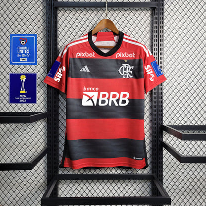 Trikot Flamengo Alle Sponsoren + Aufnäher 