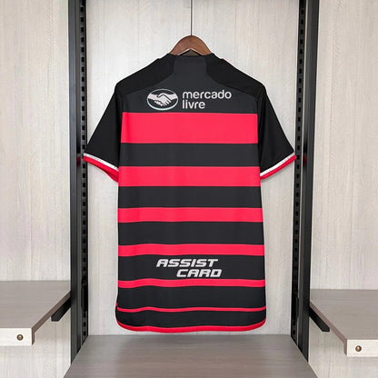 Jersey Flamengo Home 24/25 Torcedor Masculina - Todos os Patrocínios
